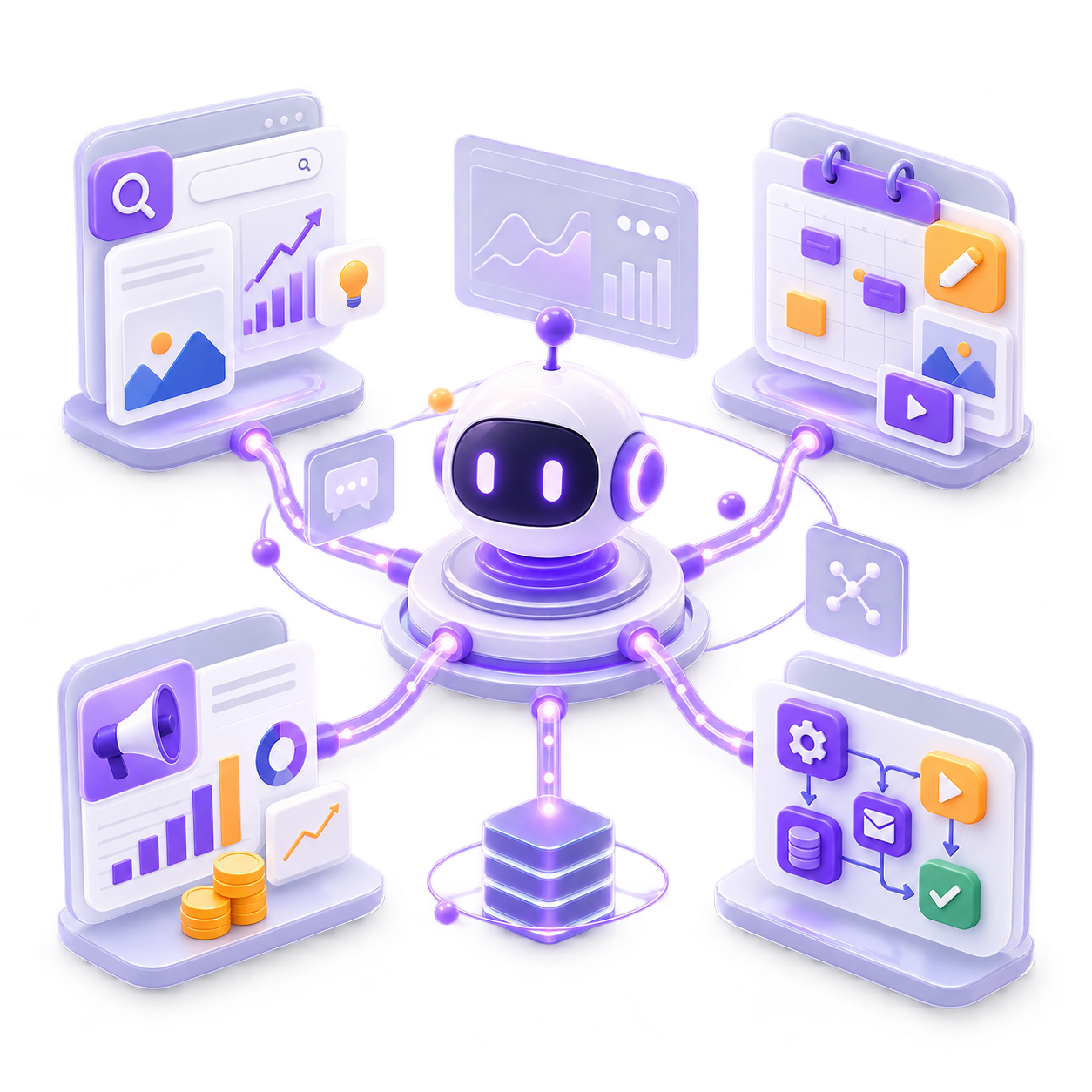 AITORI Agents business workflow visual